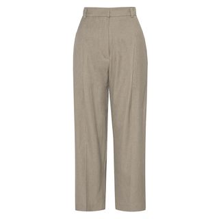 Pixie Market + Taupe Linen Pants