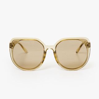 Pixie Market + Yellow Transparent Sunglasses