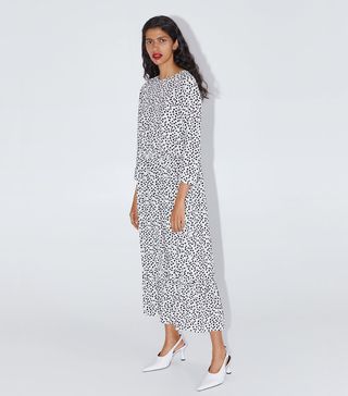 Zara + Print Dress