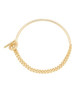 Fallon + Curb Chain Gold-Plated Necklace