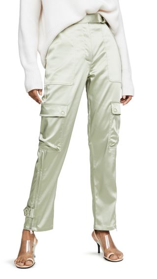 Jonathan Simkhai + Structured Sateen Utility Pants