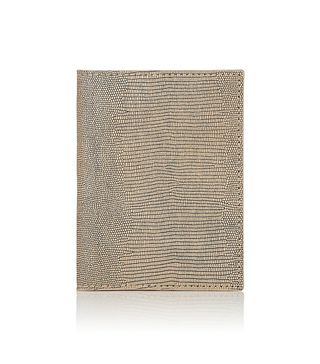 Barney's New York + Lizard-Embossed Leather Passport Case