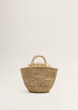 Mango + Handmade Mini Basket Bag