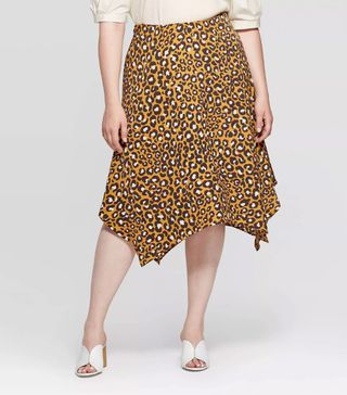 Who What Wear x Target + Mid-Rise A Line Midi Skirt