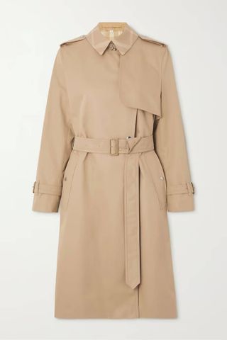 Burberry + Sandridge Belted Cotton-Gabardine Trench Coat