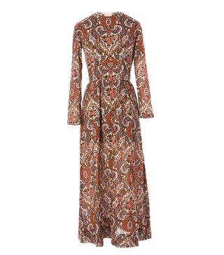 Vintage + 1970s Paisley Dress
