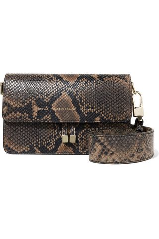 Chylak + Snake-Effect Leather Shoulder Bag