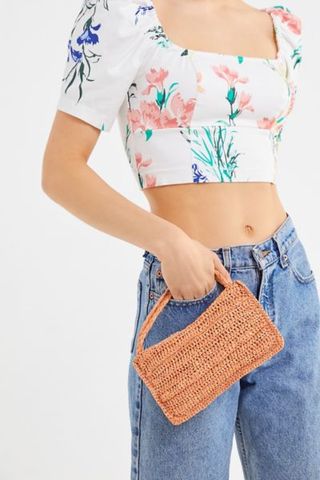 Urban Outfitters + Leah Soft Straw Handbag