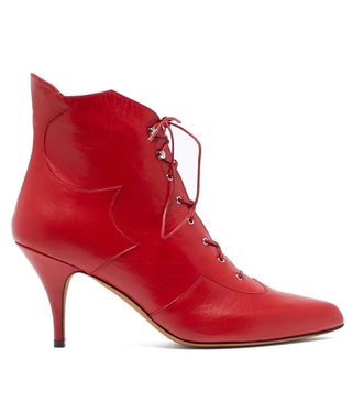 Tabitha Simmons + Zora Leather Lace-Up Boots