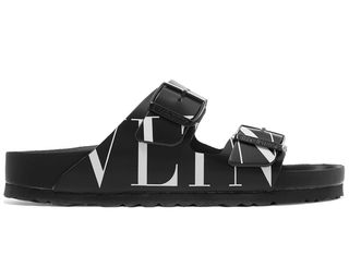 Valentino + Garavani + Birkenstock Printed Leather Sandals