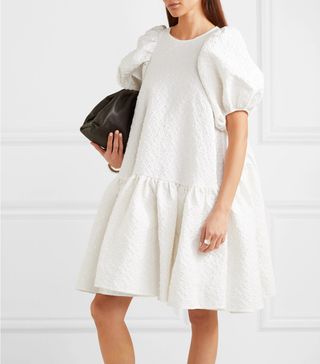 Cecilie Bahnsen + Alexa Oversized Tiered Cloqué Dress