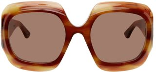 Gucci + Tortoiseshell Square Sunglasses