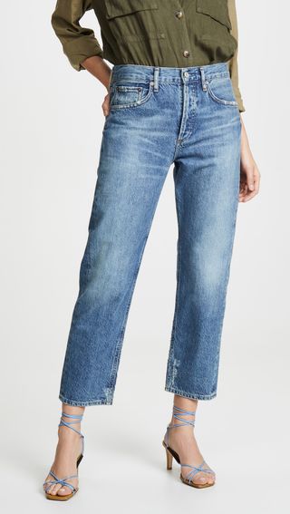 Agolde + Parker Easy Straight Jeans