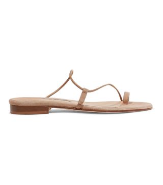 Emme Parsons + Susan Suede and Leather Sandals