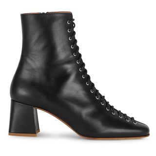 By Far + Becca Black Leather Boots