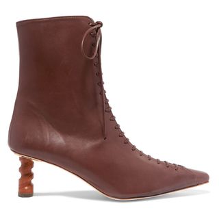 Rejina Pyo + Simone Lace-Up Leather Ankle Boots