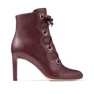Jimmy Choo Blayre Leather Lace-Up Boots 795 + Blayre Leather Lace-Up Boots