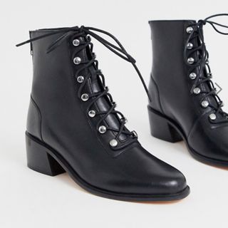 Free People + Eberley Lace-Up Boots