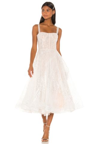 Bronx and Banco + Mademoiselle Bridal Midi Dress