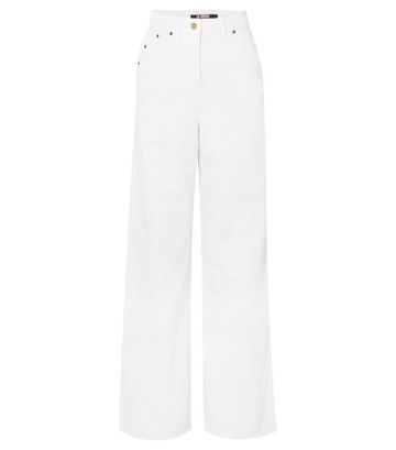 French Women Love High-Rise Wide-Leg Jeans | Who What Wear