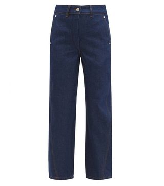 Lemaire + Twisted High-Rise Wide-Leg Jeans