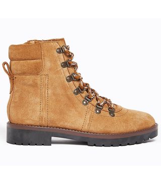 M&S Collection + Suede Lace Up Hiker Ankle Boots