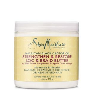 Shea Moisture + Black Castor Oil Strengthen & Restore Loc & Braid Butter