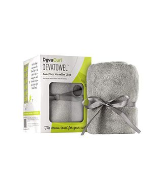 DevaCurl + Gray Microfiber Towel