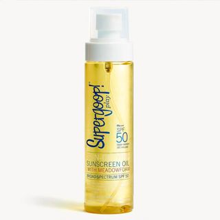 Supergoop! + Sun-Defying Sunscreen Body Oil Broad Spectrum SPF 50