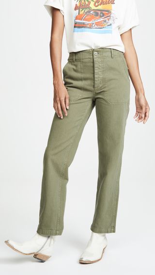 Re/Done + '50s Military Trousers
