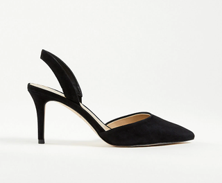 Ann Taylor + Kerry Suede Slingback Pumps