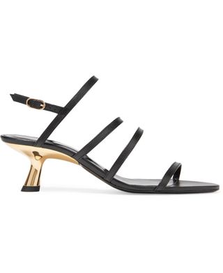Simon Miller + Strappy Tee Leather Slingback Sandals