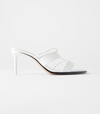 Zara + Leather High Heeled Strappy Sandals