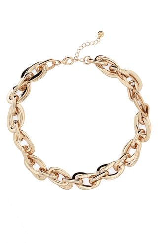 Halogen + Double Link Collar Necklace