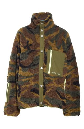 Sandy Liang + Rory Camo Print Fleece Jacket