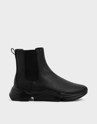 Charles & Keith + Chunky Sole Chelsea Boots
