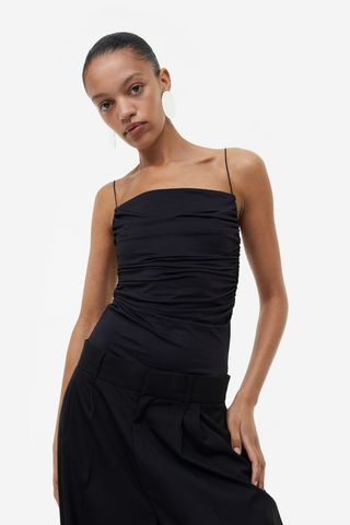 H&M + Draped Thong Bodysuit