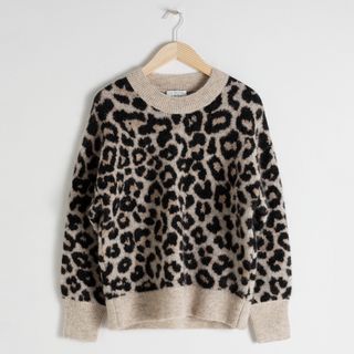 & Other Stories + Oversized Leopard Sweater