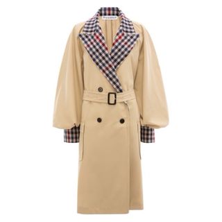 JW Anderson + Contrast Check Trench Coat
