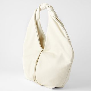Zara + Leather Tote Bag