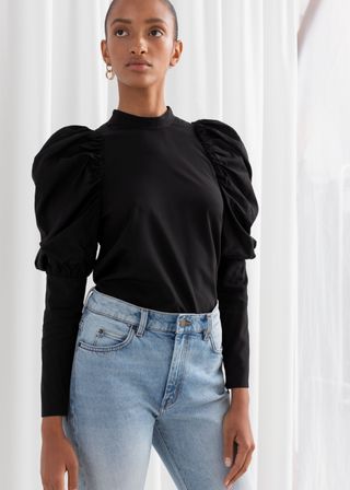& Other Stories + Puff Shoulder Blouse
