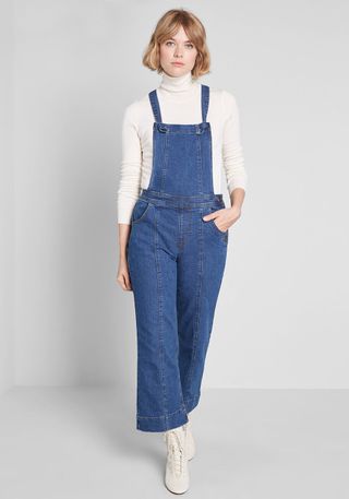 ModCloth + Playing Favorites Seamed Overalls