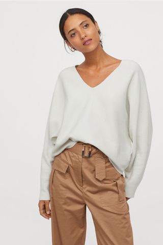 H&M + Sweater with Dolman Sleeves