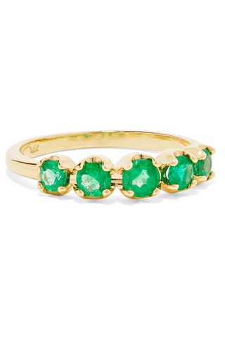 Jennifer Meyer + 18-Karat Gold Emerald Ring
