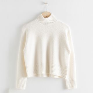 & Other Stories + Cropped Mock Sweater