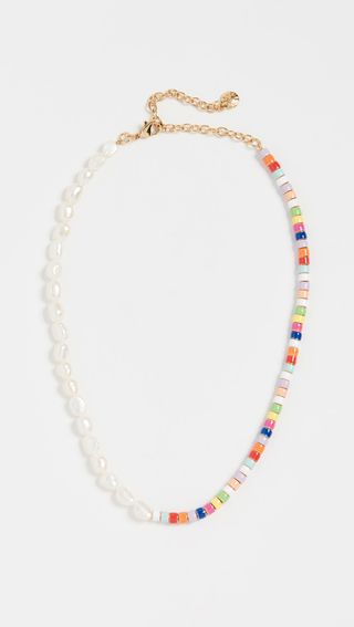 BaubleBar + Pearl and Multi Beads Necklace