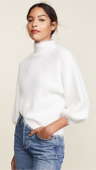 Line & Dot + Fuzzy Alder Sweater