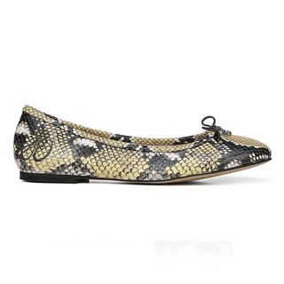 Sam Edelman + Felicia Embossed Leather Ballet Flat