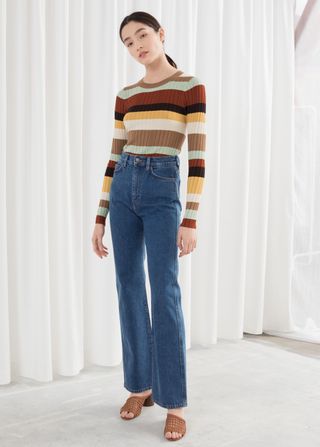& Other Stories + High Rise Kick Flare Jeans