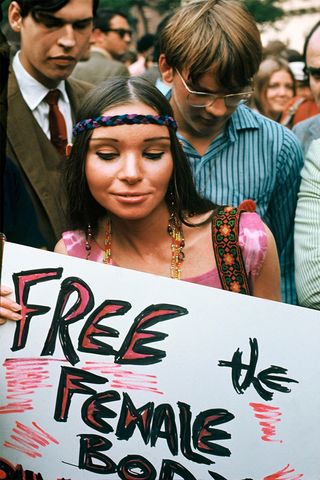 Feminist demonstration in New York, 1970